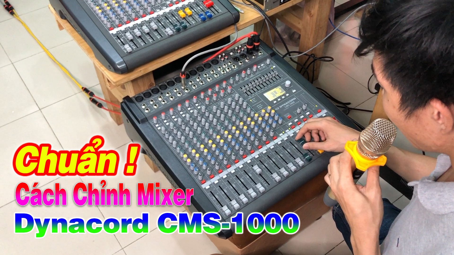 Minh Anh AUDIO Hướng Dẫn Chỉnh Echo Reverb Mixer Dynacord Dòng D, CMS, 600, 1000, 1600, 2200